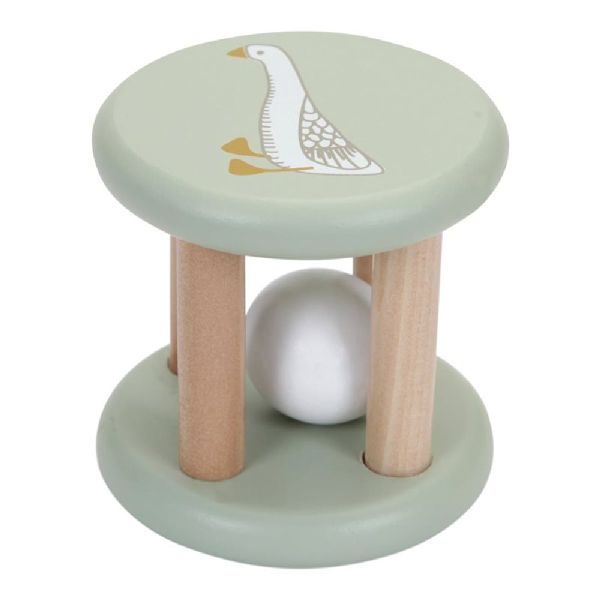 Hochet roulant en bois little dutch