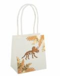 sac cadeau dinosaure camel et or