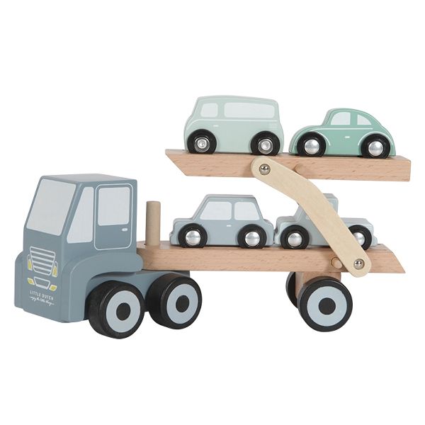 camion transporteur en bois little dutch