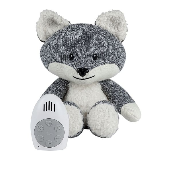 Peluche Rassurante Robin le renard gris