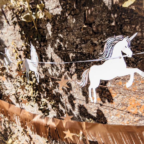 Guirlande licorne et étoiles