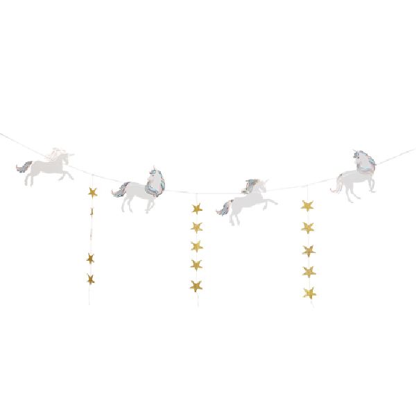 Guirlande Licorne et étoiles