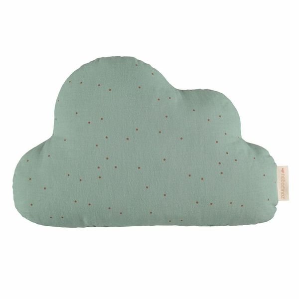 Coussin Nuage Cloud toffee sweet dots eden green nobodinoz
