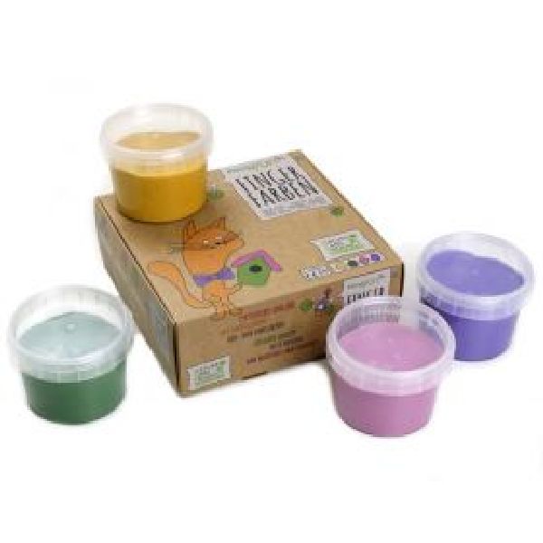 Lot de 4 pots de pate à modeler neogrun