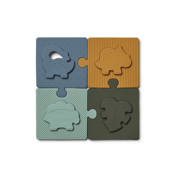 Puzzle Bodil Dino blue multi mix - Liewood