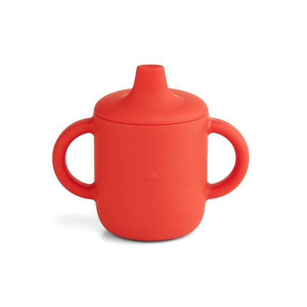 Tasse d'apprentissage Neil Cat Apple Red - Liewood