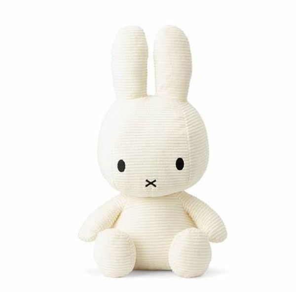 Lapin velours côtelé Blanc 50 cm - Miffy