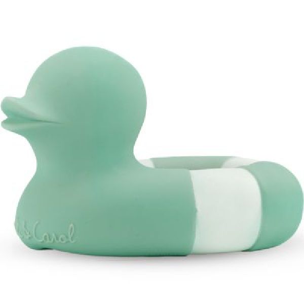 Joue de bain canard mono mint oli and carol