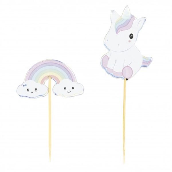 Pics à cocktail Baby Licorne