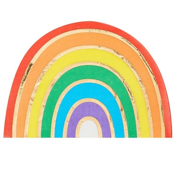 Serviettes rainbow