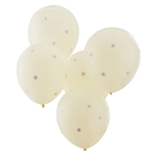 Ballons Marguerites de Pâques x5 - Ginger Ray