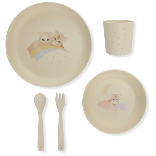 Coffret repas Pla - Rainbow Kitty - Kongs Slojd