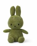 Lapin velours côtelé Vert Olive 23 cm - Miffy