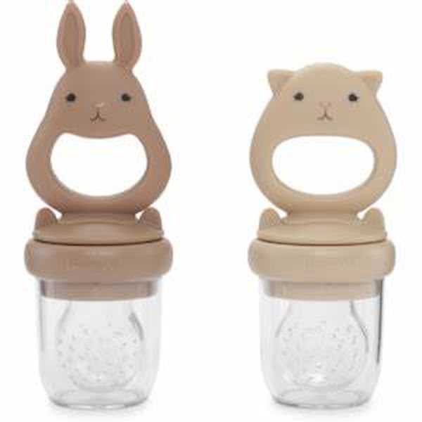 Tétine Grignoteuse Bunny x2 - Bark Shell - Konges Slojd