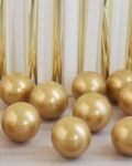 Lot de 40 ballons 13 cm - Gold Chrome - Ginger Ray