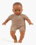 Ondine - Poupon Babies - 28 cm - Minikane corps mou afrique