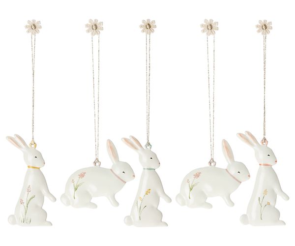 Assortiment de Lapins de Pâques - Easter Bunny x5 - Maileg