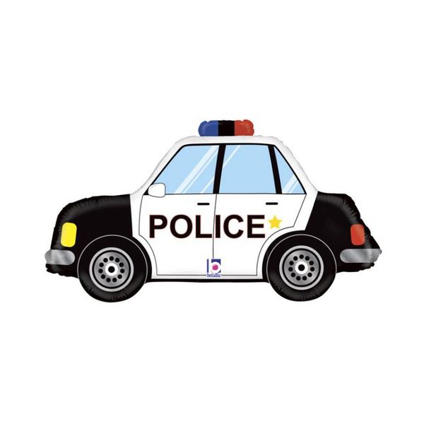 Ballon Voiture de Police 86 cm - Grabo