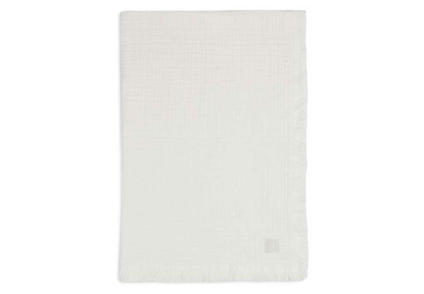 Couverture en mousseline de coton 75x100 cm - Ivory - Jollein