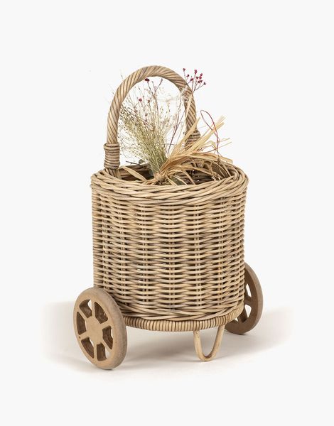 Caddie Trolley « Bekasi » Collection « JAKARTA » - Bambou et rotin - Minikane