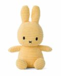 Lapin velours côtelé Jaune pâle 23 cm - Miffy