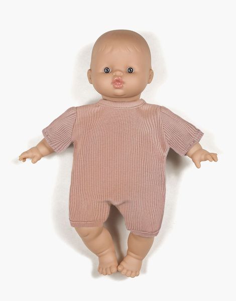 Body shorty en maille côtelée Pétale - Babies - 28 cm - Minikane