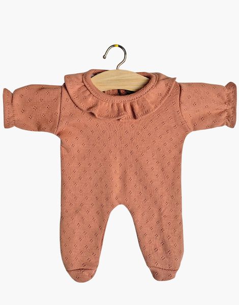 Dors bien Camille en coton pointillé cassonade - Babies - 28 cm - Minikane