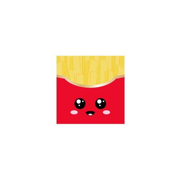 Serviettes Junk Food x16 - 33 cm - Party Pro