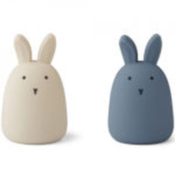 Lot de 2 Veilleuses Callie - Rabbit sandy/stormy blue - Liewood