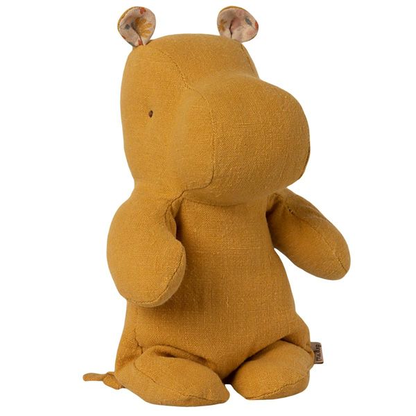 Petit Hippo Safari Friends - Dusty Yellow - 22 cm - Maileg
