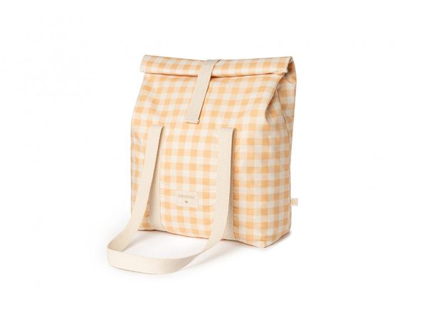 Sac Picnic Isotherme Sunshine - Melon Vichy - Nobodinoz