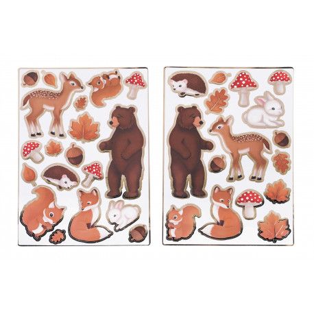 Stickers Woodland x35 - Party Pro