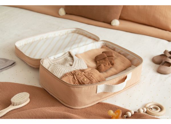 Valise de maternité pour bébé Victoria - Nude - Nobodinoz