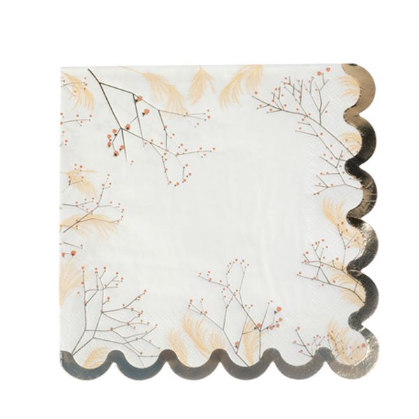Serviettes Fleurs des champs x16 - 33 cm - Artyfêtes