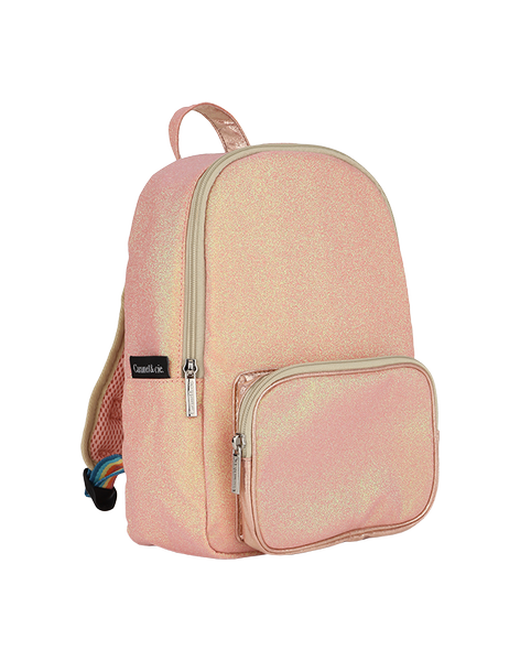 Petit Sac à dos Paillettes Corail - Caramel & Cie
