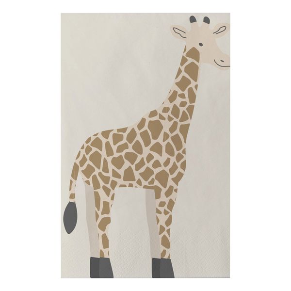 Serviettes Girafe Let's Go Wild x16 - Ginger Ray