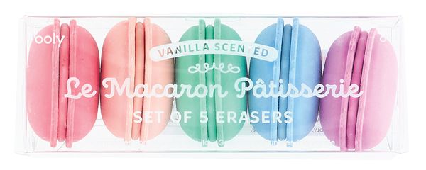 Boîte de 5 gommes parfumées Macarons - Ooly