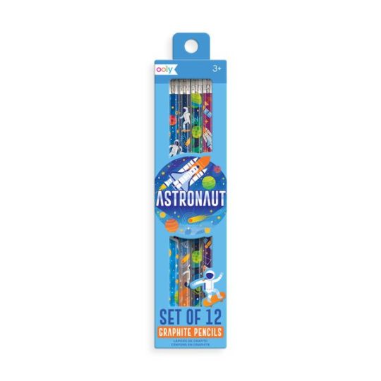 Set de 12 crayons à papier Astronaute - Ooly