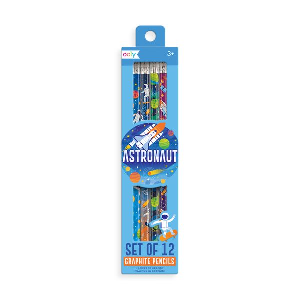 Set de 12 crayons à papier Astronaute - Ooly
