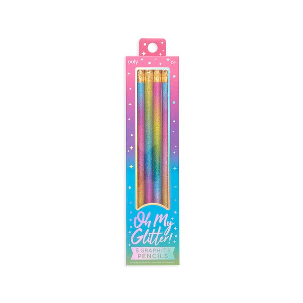 Boite de 6 crayons à papier Oh My Glitter - Ooly