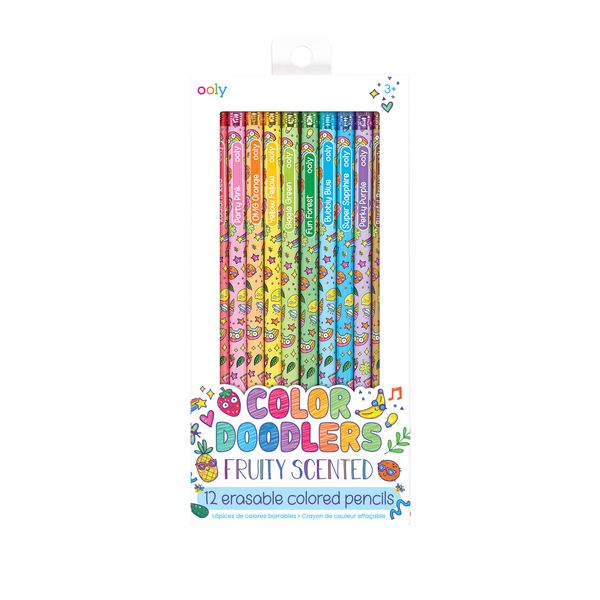 Set de 10 crayons de couleur parfumés - Color Doodlers - Ooly