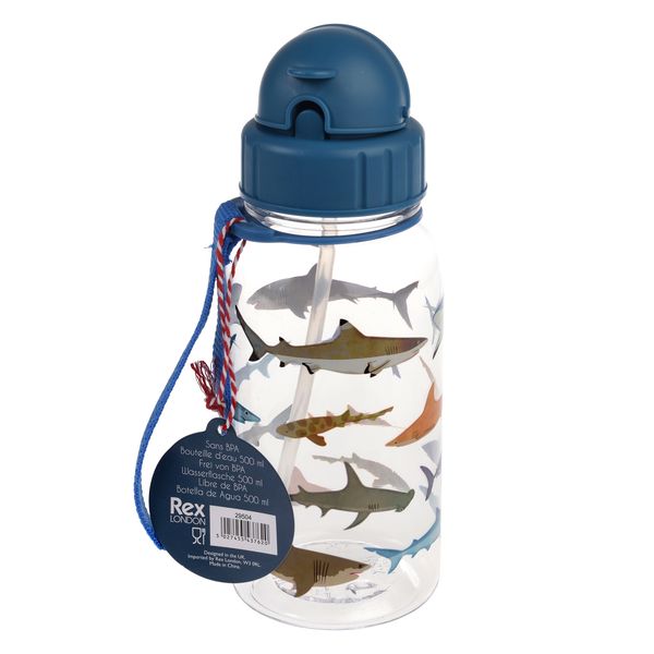 Bouteille d'eau réutilisable Requins - Rex London