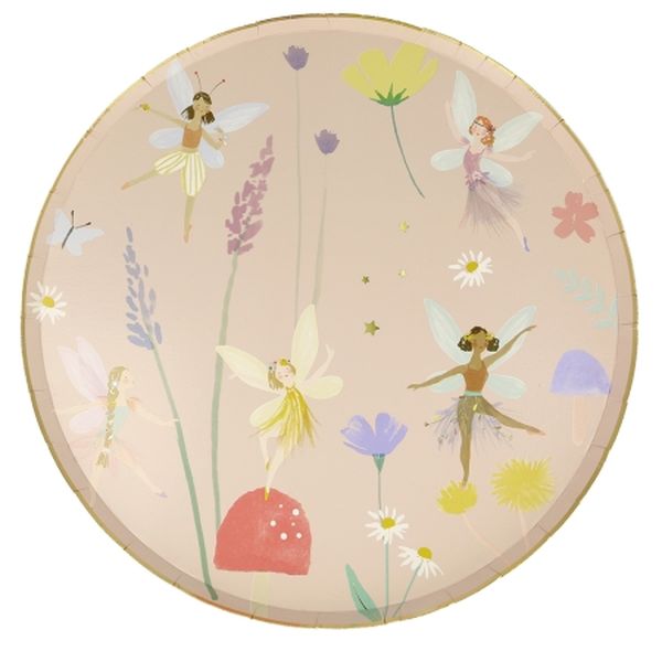 Assiettes Fée x8 - Meri Meri