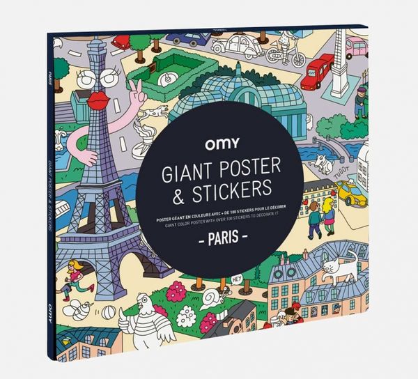 Poster à Stickers - Paris - OMY