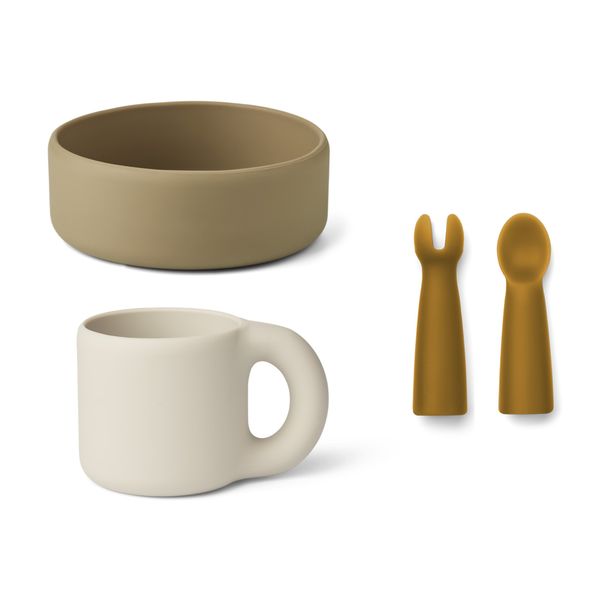 Set de repas Bébé Lise - Oat multi mix - Liewood