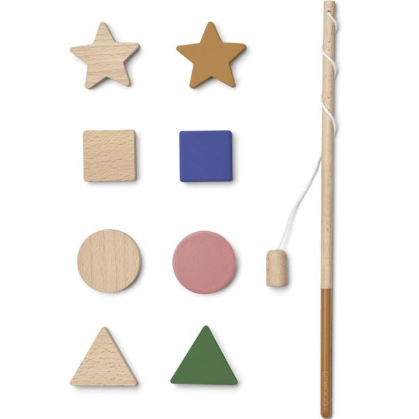 jeu de pêche à la ligne sebastian geometric surf blue multi mix liewood