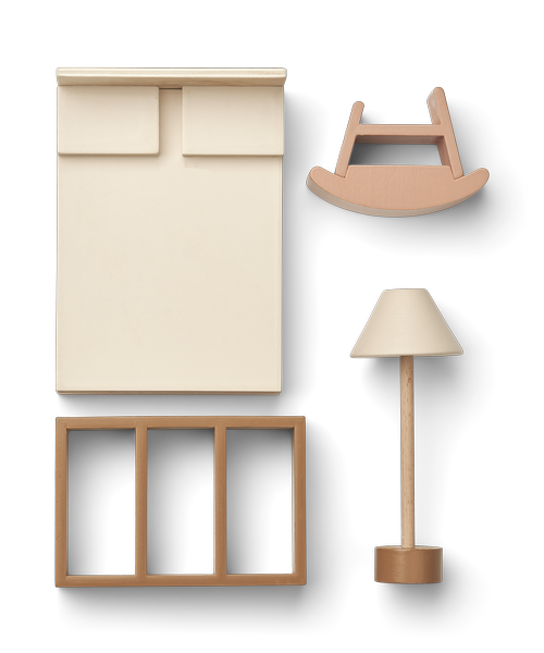 mobilier en bois amanda pour maison rose mix liewood