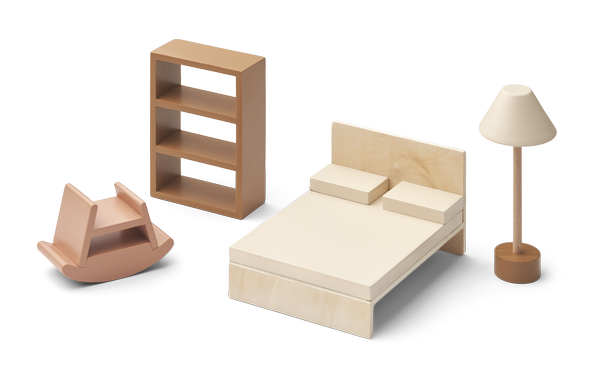 mobilier en bois amanda pour maison rose mix liewood