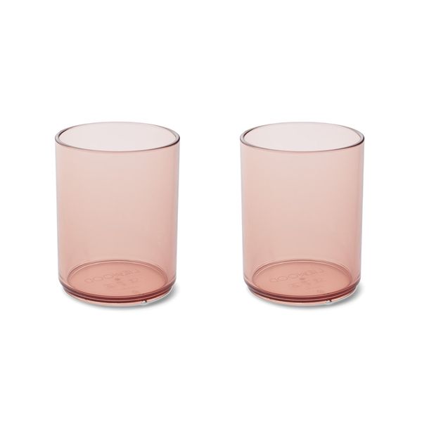 lot de 2 gobelets mika dusty raspberry liewood