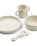 set de vaisselle vivi peach sea shell mix liewood